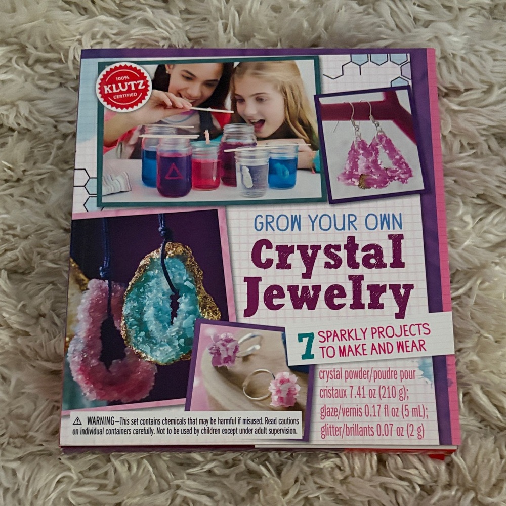 Klutz Grow Your Own Crystal Jewelry Kit (never opened)